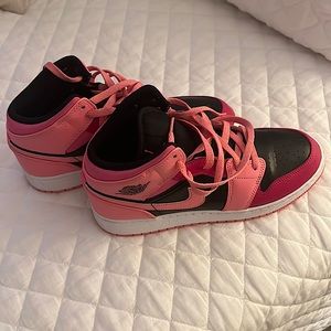 Pink and Black Nike Air Jordan’s